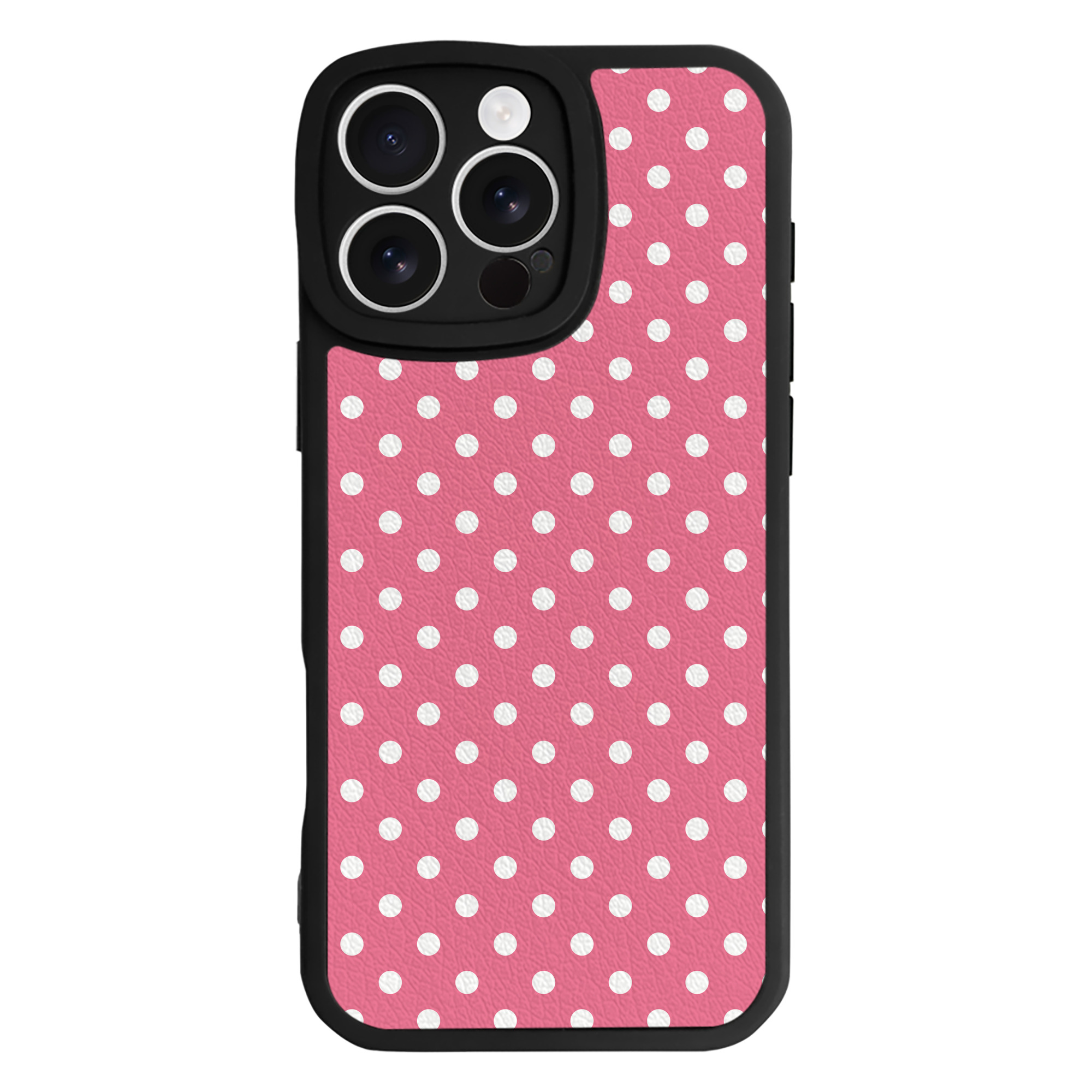 （画像用） Hello Kitty ハローキティ 【iPhone 16シリーズ対応】シリコンスマホケース（レザー調） 材質：シリコン